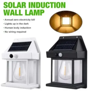 Solar Wall Lights / Lamp Outdoor, Wireless Dusk to Dawn Porch Lights Fixture, Solar Wall Lantern with 3 Modes & Motion Sensor, Waterproof Exterior Lighting with Clear Panel (1 Pc ) ( default)