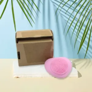 Waterproof Heart-Shaped Face Wash Brush | Silicone Facial Cleansing & Exfoliating Scrubber for Women ( default, Standard ).