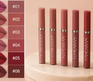 Velvet Liquid Matte Lipstick Set of 6 | Long-Lasting Waterproof & Transfer-Resistant Lip Color Collection ( default, OS )
