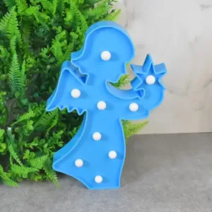 LED Angel Night Light – Battery Operated Decorative Table Lamp for Kids Room, Bedroom & Home Décor ( default, OS )