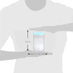 Spice Jar Set (6 Pieces) - Cereal Dispenser with Easy Flow Storage for Spices, Cereals, and More ( default, Standard ).