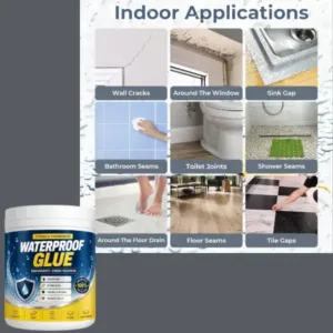 Transparent Waterproof Glue Sealant | High Strength Leak Repair Adhesive for Roof, Wall, Tile, Pipe & Crack Repair ( default, Standard )