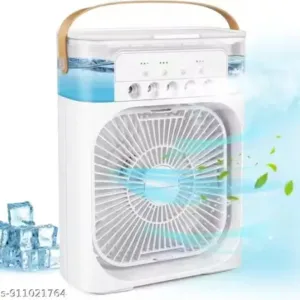 Portable Mini Air Cooler with Mist Spray & Type-C Charging ( default, Standared )