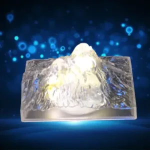 Unique Plastic Night Light: Flameless LED (Iceberg Design, Gift) ( default, Standard ).