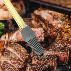 Silicone Oil Brush with Oil Dispenser | Food Grade BBQ Basting Brush for Baking, Grilling & Cooking ( default, OS )