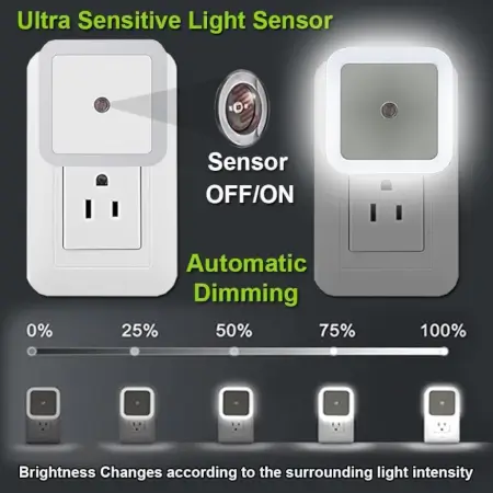 Xk1BcZb5nORXRMDuzsDTubxPQ1Tbtnd332SgkrMt.webp Smart LED Night Lamp Sensor Light Automatic On Off Plug in Night Light for Bedroom Hallway Stairs Kitchen Bathroom (Multicolor) ( default, OS )