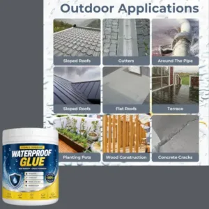 Transparent Waterproof Glue Sealant | High Strength Leak Repair Adhesive for Roof, Wall, Tile, Pipe & Crack Repair ( default, Standard )
