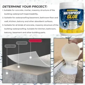 Transparent Waterproof Glue Sealant | High Strength Leak Repair Adhesive for Roof, Wall, Tile, Pipe & Crack Repair ( default, Standard )