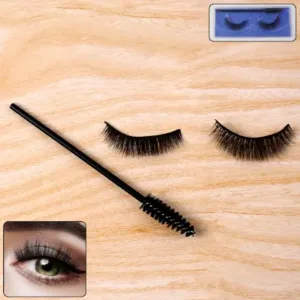 3D Mink Eyelashes Set – Lightweight Full Volume Lashes ( default, OS )