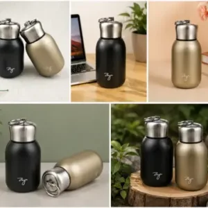 Premium Stainless Steel Vacuum Flask | Double Wall Hot & Cold Insulated Leakproof Bottle for Office , Pack of 1 (300ML) ( multicolor, OS )