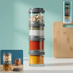 Stackable Storage Container Set – Space Saving & Modular Design ( default, OS )