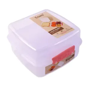 Airtight Multi-Compartment Lunch Box – 1400 ML Plastic Food Container ( default, OS )