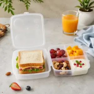 Airtight Multi-Compartment Lunch Box – 1400 ML Plastic Food Container ( default, OS )