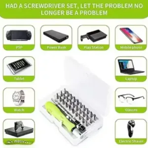32-in-1 Precision Screwdriver Set – Mobile & Laptop Repair ( default, Standard )