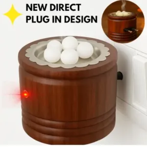 DIVYA SUGANDH Kapoor dani Electric Kapoor Kapur dani Camphor dani Kapoor Burner for Home Fragrance Room Freshener/Kapur Burner/Kapoor Dispenser/Camphor Holder for Pooja, Meditation Sheesham