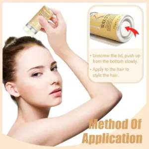 Wax Stick for Hair Styling – 75g Hair Wax Stick for Smooth, Frizz-Free & Flyaway Hair ( default, OS )