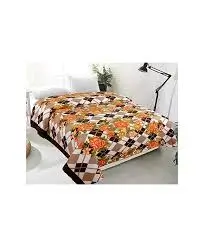 Elegant Polyester Blanket – Floral Design, Free Size 86×56 in ( default, OS )