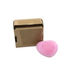 Waterproof Heart-Shaped Face Wash Brush | Silicone Facial Cleansing & Exfoliating Scrubber for Women ( default, Standard ).