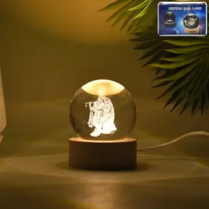 Crystal Ball Lamps For Bedroom 3D Lamps For Home Decoration 3D Crystal Ball Night Light Gifts For Women Gifts For Men Room Decor Items For Bedroom F | Flexible, Easy Release, Kitchen Use ( de